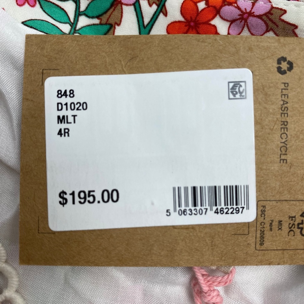 BODEN Rosie Godet Tea Dress in Foliage Bud Size 4- NWT - Picture 10 of 15